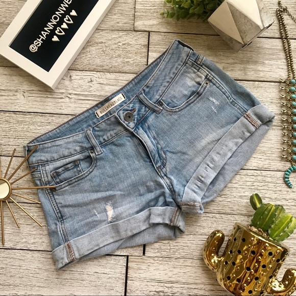 Bullhead Pants - LOWEST PRICE Bullhead cuffed denim shorts